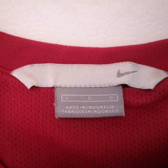 Nike Men's Red Sleeveless Size Large Athletic Tank Top - Picture 3 of 10